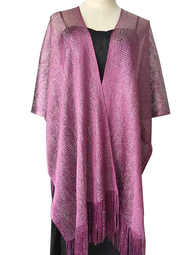 Shawls & Wraps Dailywear Daily Outdoor Yellow Purple Scarf Pure Color / Fall / Winter / Spring / Summer / Polyester for Women