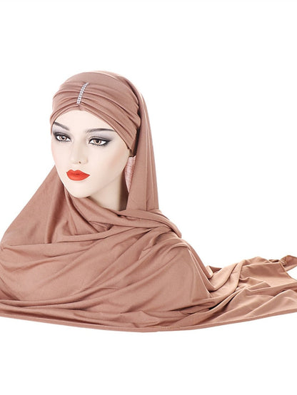 Turban Party Evening Solid / Plain Color Polyester Sweet 1 pcs for Women