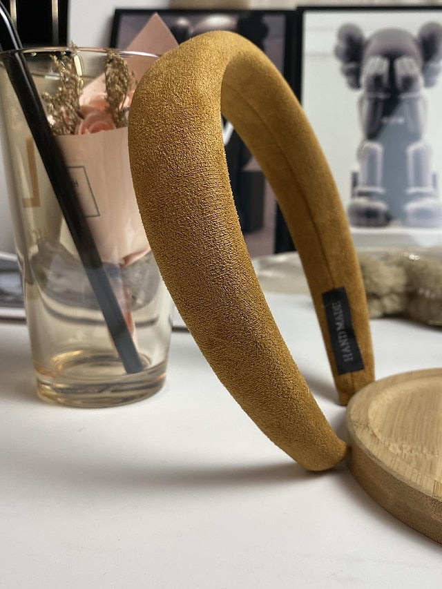 1PC Girls' Headbands Headband For Daily Classic Fabric 3# Rose Red 2#Beige 12# purple for Women