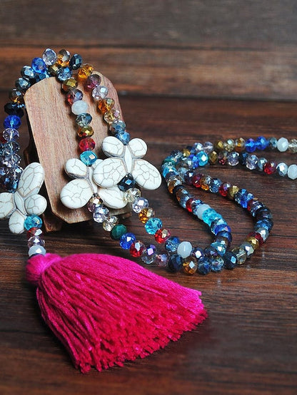 1pc Pendant Necklace Necklace For Street Festival Cord Stone Long Butterfly / Long Necklace / Bead Necklace for Women