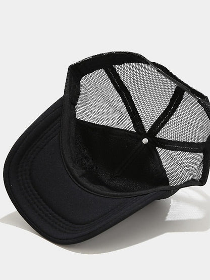 1pcs Unisex Cap Casual Plain Mesh Baseball Cap Adjustable Snapback Hats For Women Men Hip Hop Trucker Cap Streetwear Dad Hat for Women