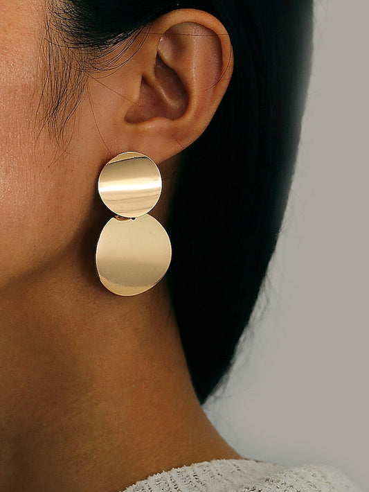 1 Pair Drop Earrings Hoop Earrings For Party Evening Street Gift Alloy Geometrical Birthday for Women