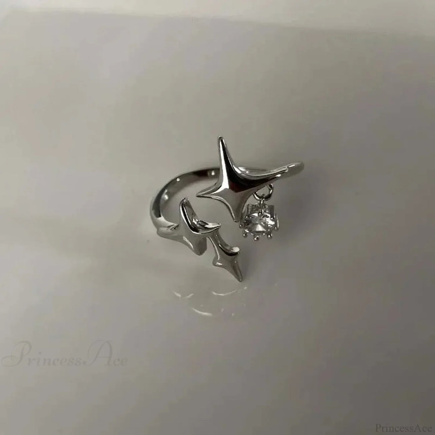 Unpredictable Cross Star Gothic Ring