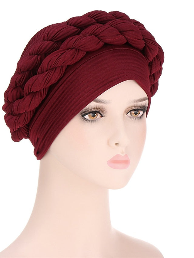 Turban Home Daily Solid / Plain Color Polyester Casual 1 pcs for Women