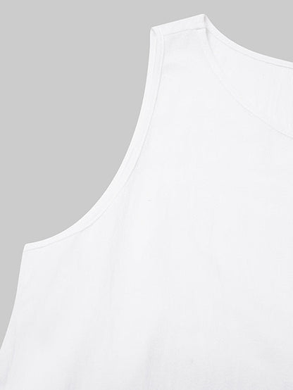 A Line Dress Midi Dress Blue White Gray Yellow Sleeveless Solid Color Pocket Spring Summer Round Neck Basic Hot Loose  S M L XL XXL for Women