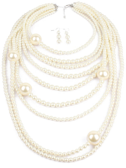 necklace Chic & Modern Party Pure Color Jewelry Sets / Imitation Pearl / Gold / Fall / Winter / Spring for Women