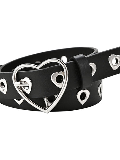 Belt PU White Black Brown Coffee Waist Belt Daily Work Pure Color / Spring / Summer / Fall / Winter / Alloy for Women