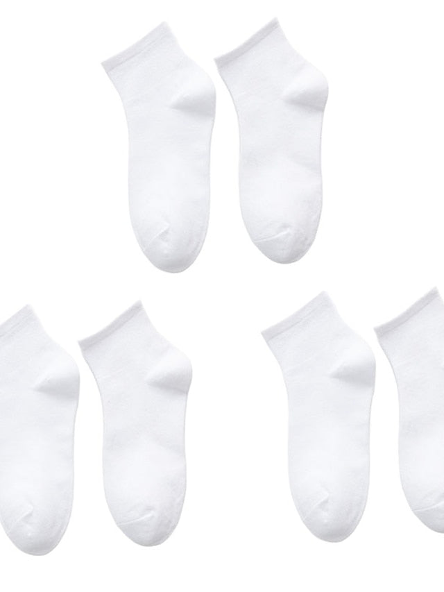 3 Pairs Anckle Socks Low Cut Socks Home Sports & Outdoor Holiday Polyester Cotton Sports & Outdoors Casual Sweet 3 Pairs for Women
