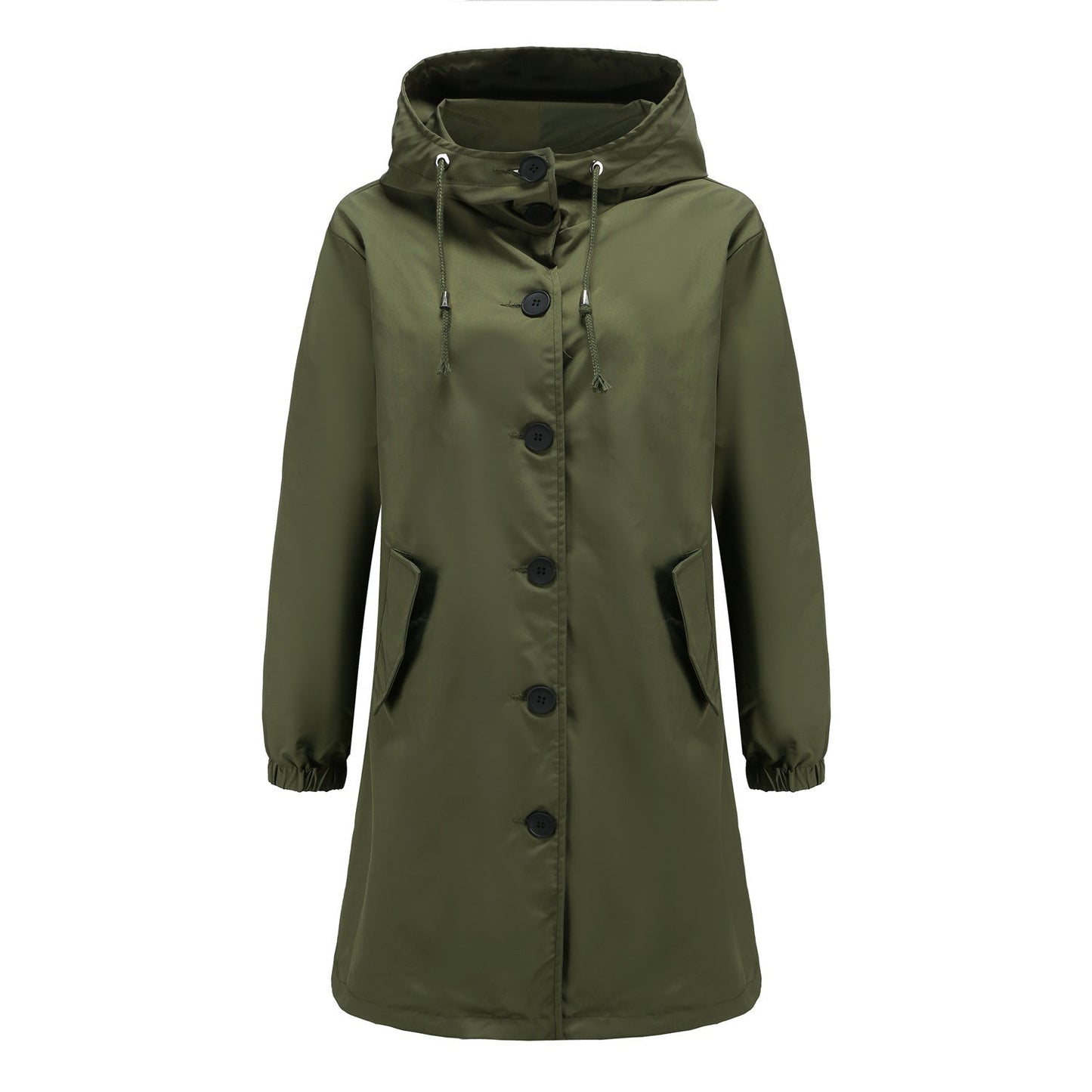 Chaqueta impermeable informal con capucha para mujer | Ideal para actividades al aire libre