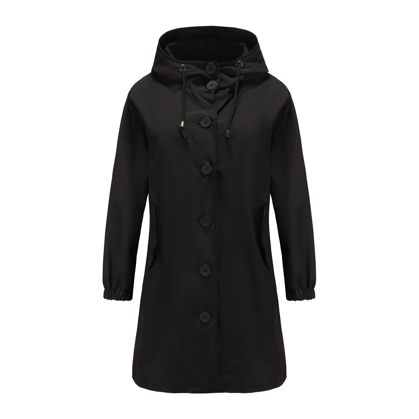 Chaqueta impermeable informal con capucha para mujer | Ideal para actividades al aire libre