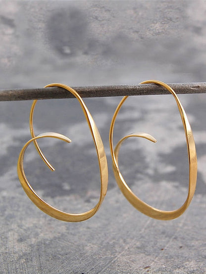 Earrings Chic & Modern Street Geometry Earring / Gold / Silver / Fall / Winter / Spring for Women