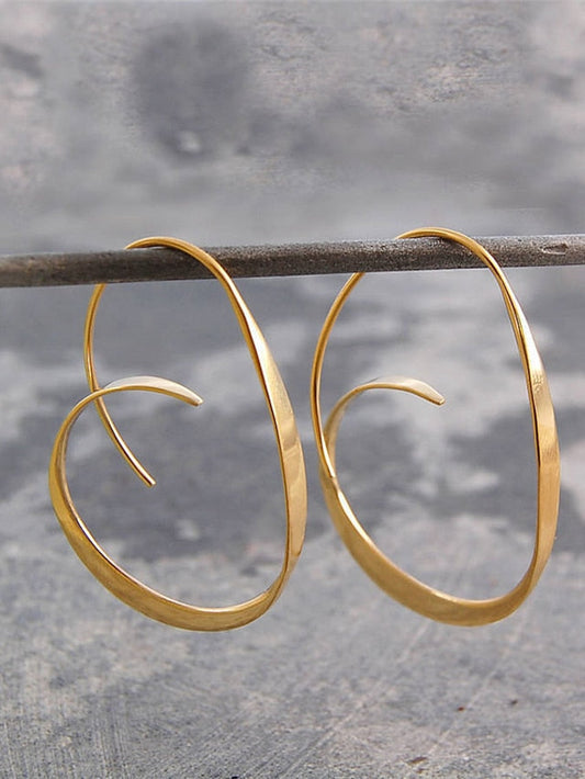 Earrings Chic & Modern Street Geometry Earring / Gold / Silver / Fall / Winter / Spring for Women