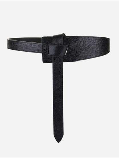 Wide Belt Party Street Dailywear Daily Black White Belt Pure Color Red Brown Khaki Fall Winter for Women