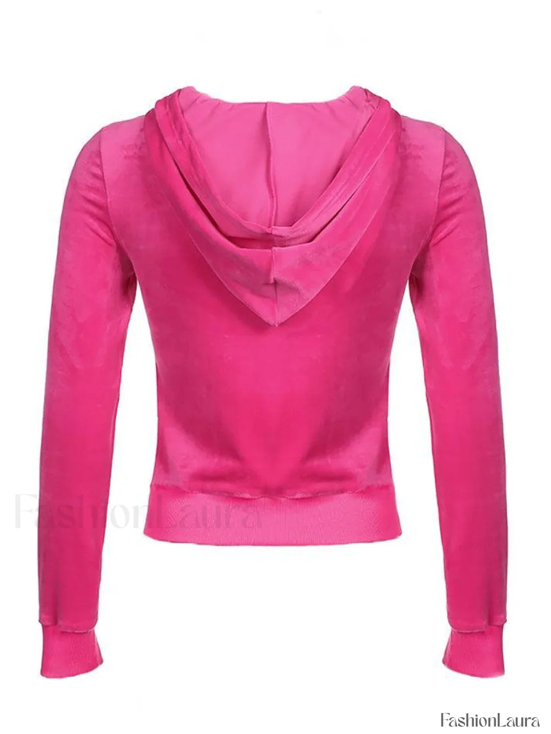 Velvet Zip Up Hoodie