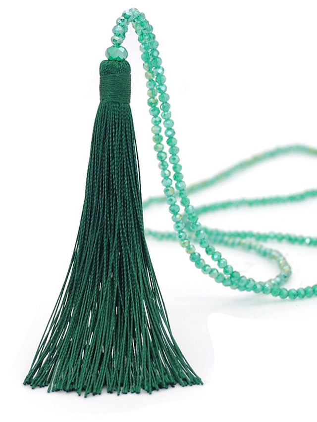 1pc Pendant Necklace Necklace For Glass Long Spike / Y Necklace / Long Necklace for Women