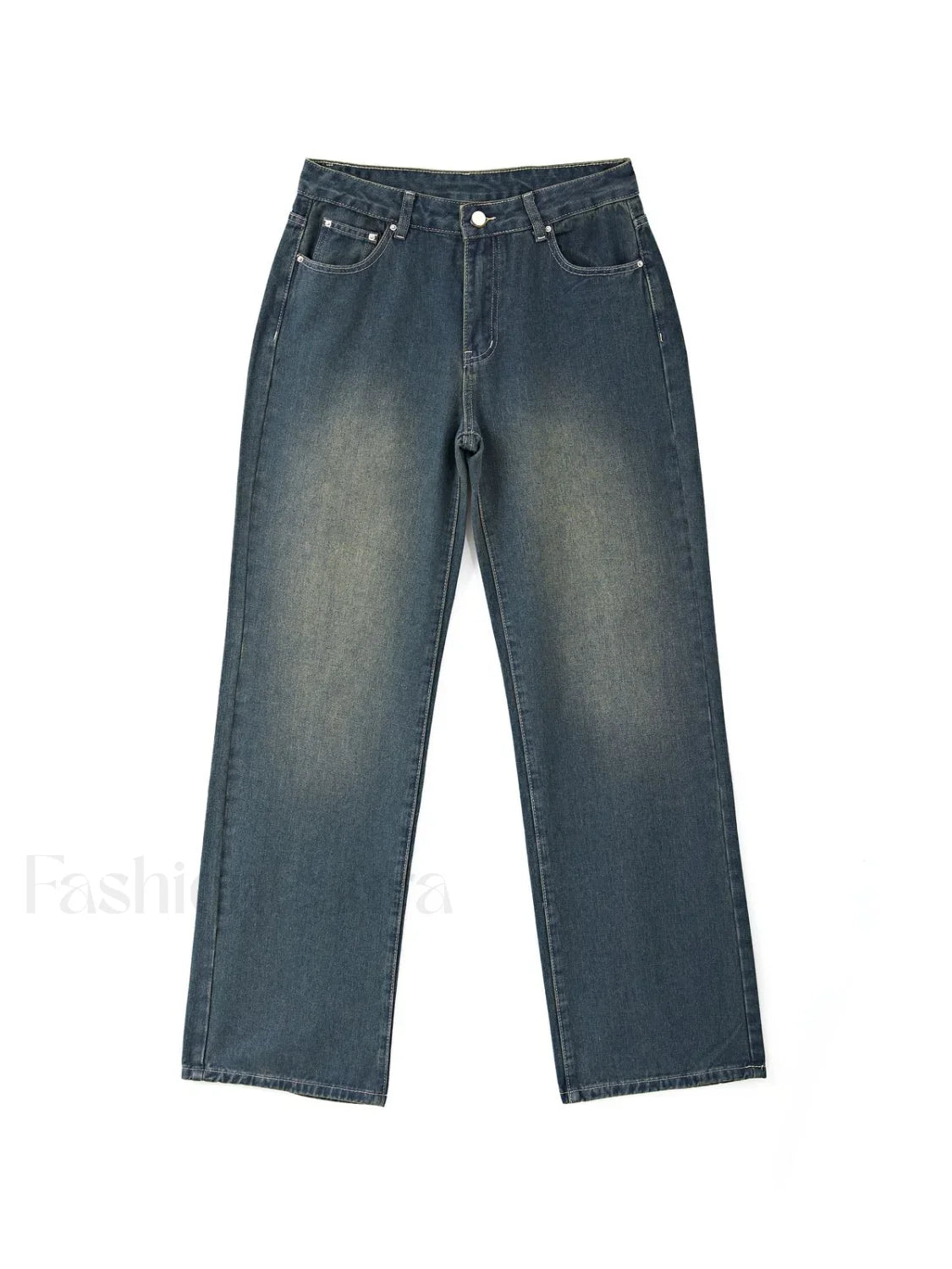 Vintage Blue Wash Boyfriend Jeans
