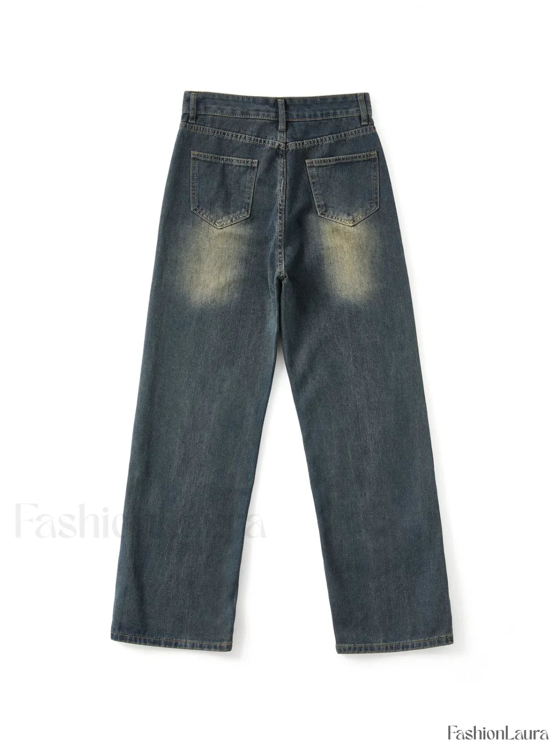 Vintage Blue Wash Boyfriend Jeans