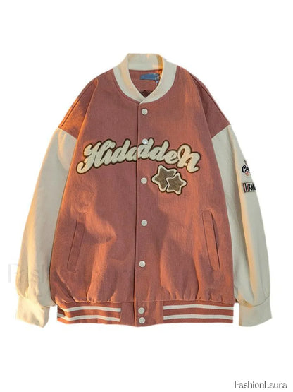 Vintage Embroidery Varsity Jacket