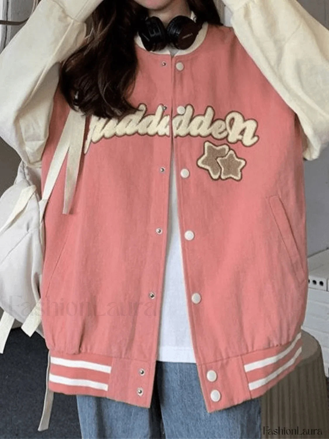 Vintage Embroidery Varsity Jacket