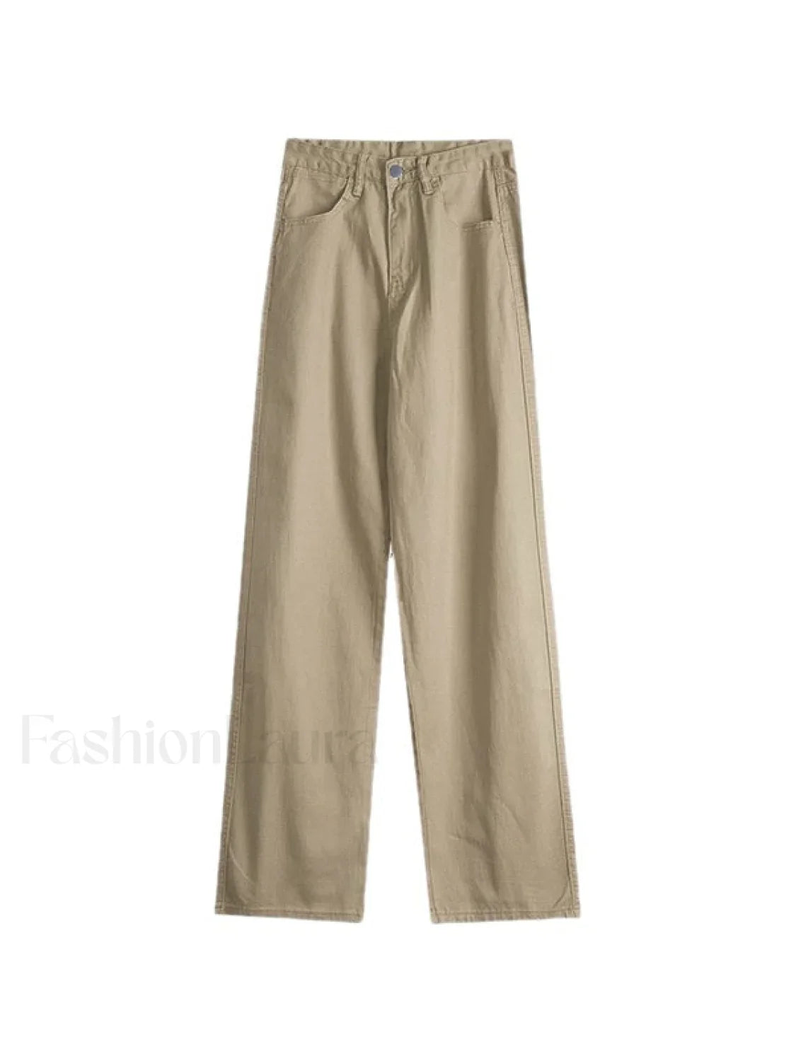 Vintage Khaki Straight Leg Boyfriend Jeans