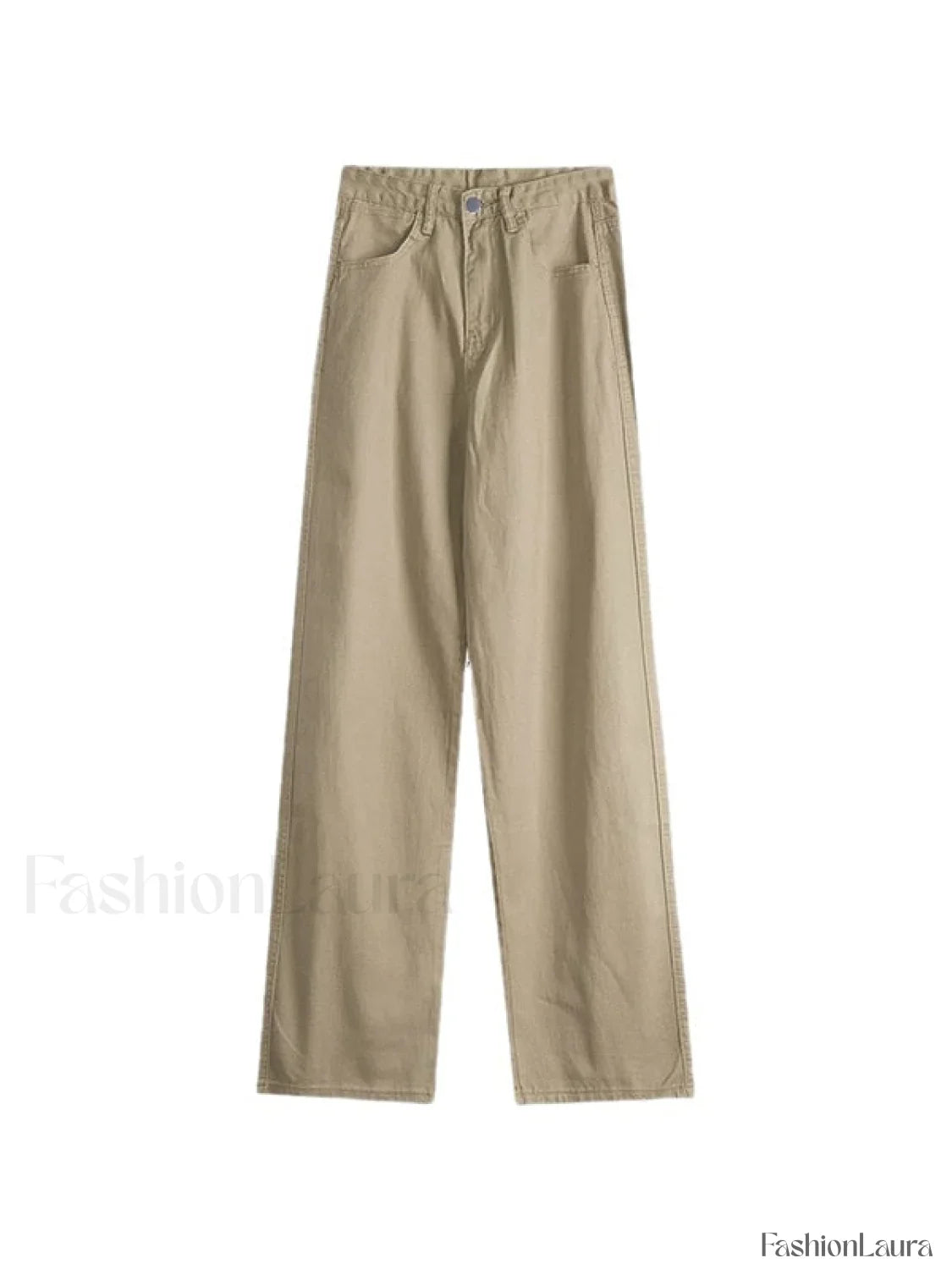Vintage Khaki Straight Leg Boyfriend Jeans