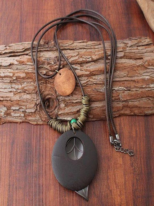 Vintage leaf necklace for Women