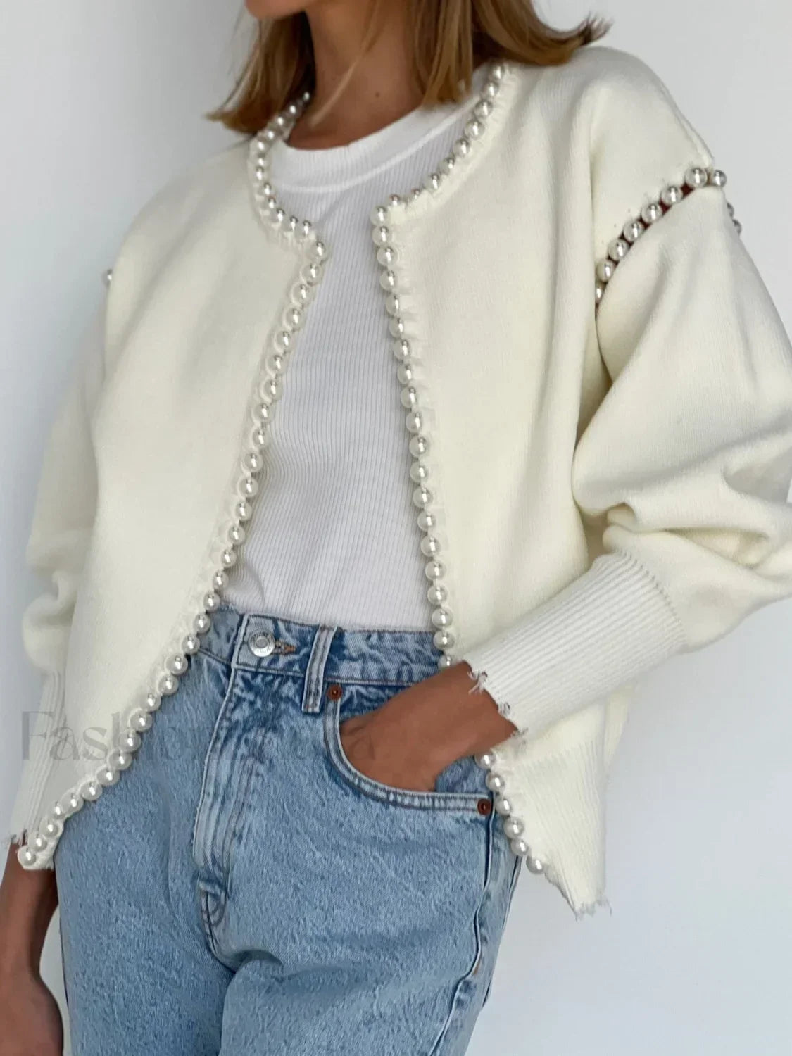 Vintage Pearl Graceful Edge Cardigan