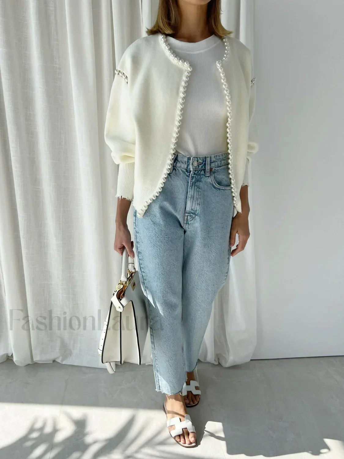 Vintage Pearl Graceful Edge Cardigan