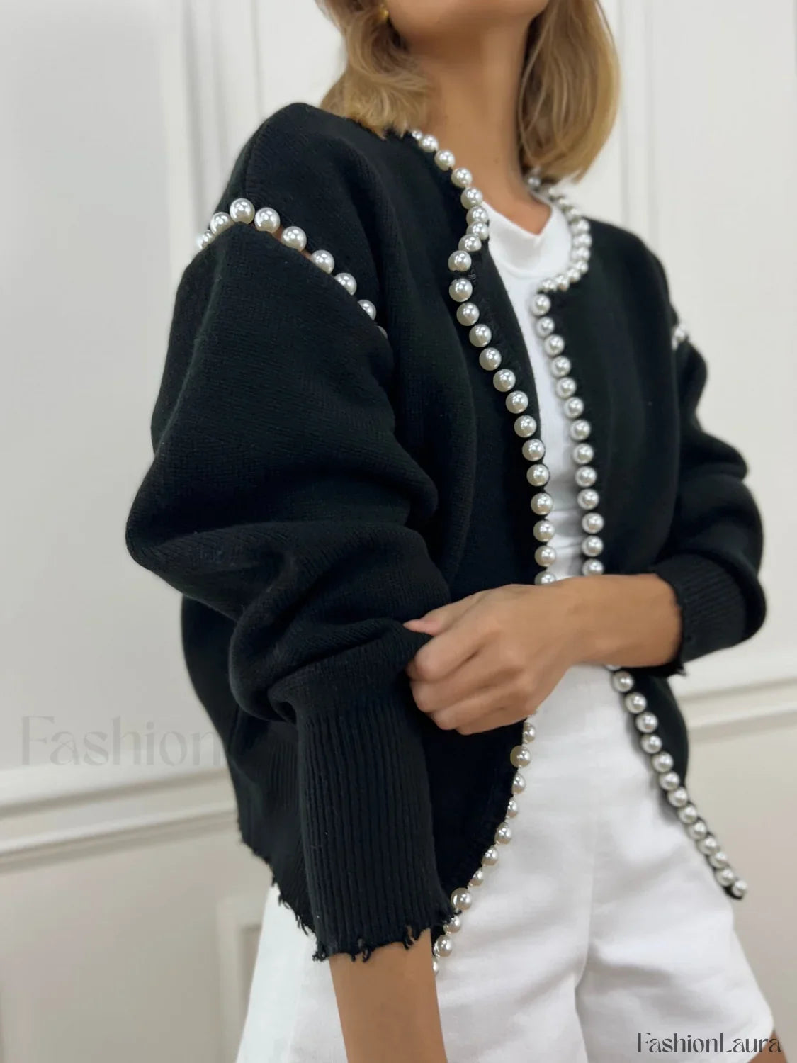 Vintage Pearl Graceful Edge Cardigan