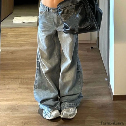 Vintage Straight Graceful Loose Boyfriend Jeans