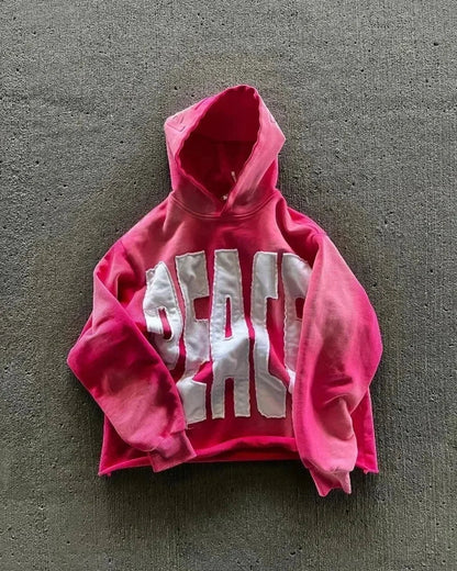 Vintage Y2K Gothic Printed Zipper Hoodie