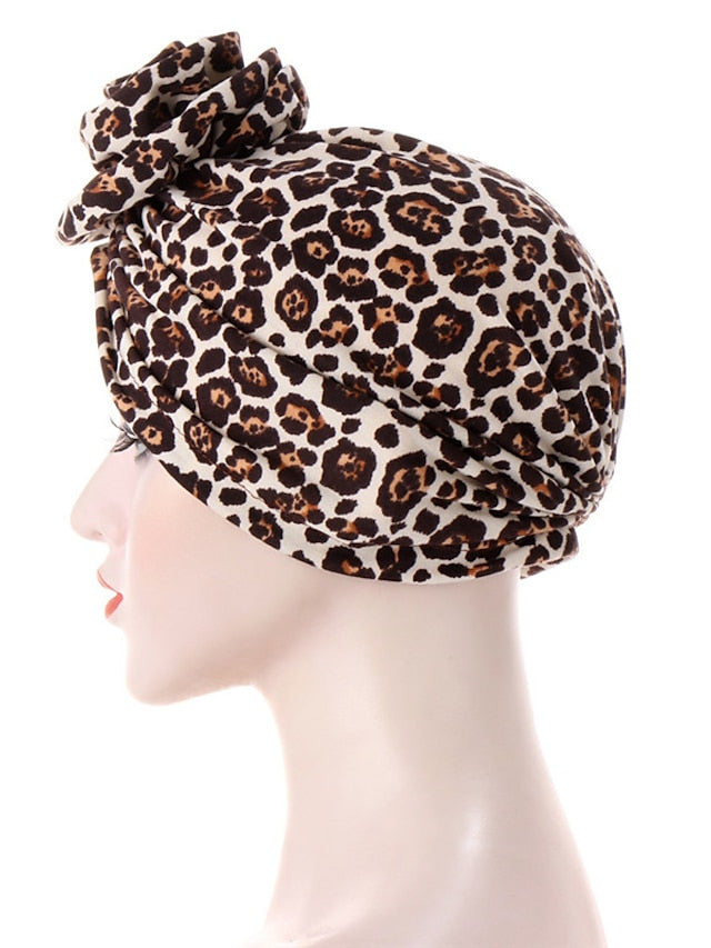 Turban Office Daily Flower / Plants Polyester Boho Cute 1 pcs for Women