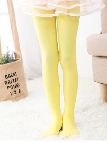 Kid's Panty Hose Wedding Party Daily Solid / Plain Color Spandex Nylon Classic Lolita Professional 1 Pair for Women