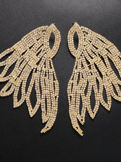 Earrings Fancy Lucky Hope Imitation Diamond Earrings Jewelry Silver / Gold For Street Gift Prom for Women