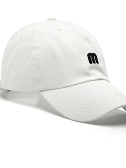 Men's Sun Hat Baseball Hat Daily Holiday Solid / Plain Color Cotton Sports & Outdoors Simple Breathability Casual / Daily 1 pcs for Women
