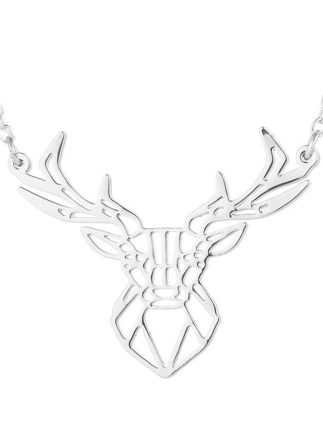 necklace Chic & Modern Party Deer Necklaces / Gold / Silver / Fall / Winter / Spring for Women