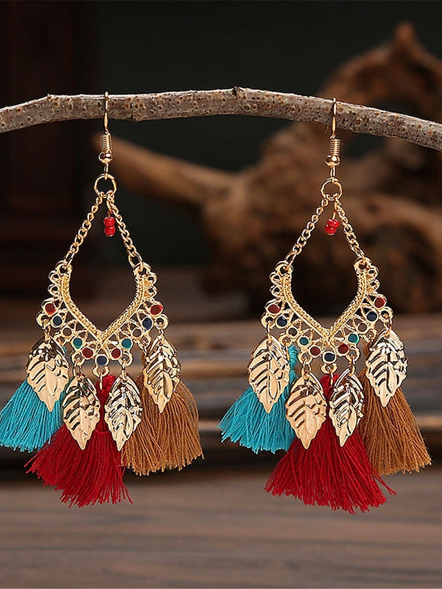 Earrings Ethnic Style Outdoor Geometry Earring for Women