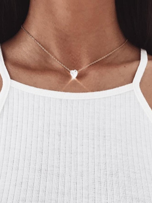 necklace Fashion Street Heart Necklaces for Women