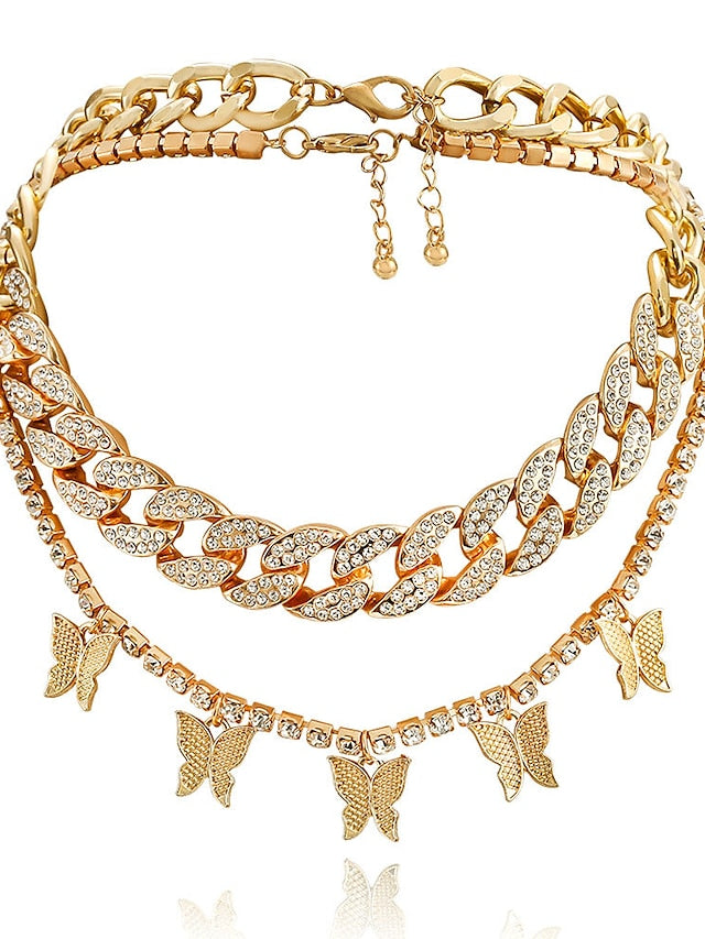 necklace Chic & Modern Party Butterfly Necklaces / Gold / Silver / Fall / Winter / Spring for Women