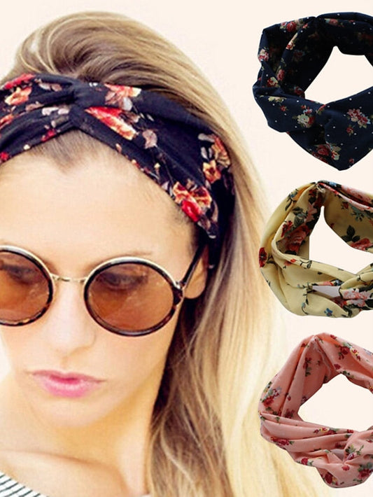 1PC Boho Pringting Headbands For Outdoor Daily Fabric for Women