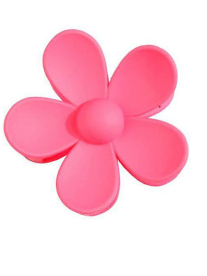 1pc Hair Claws Hair Clip For Street Daily Holiday Flower Handmade Plastic Green Blue Orange for Women