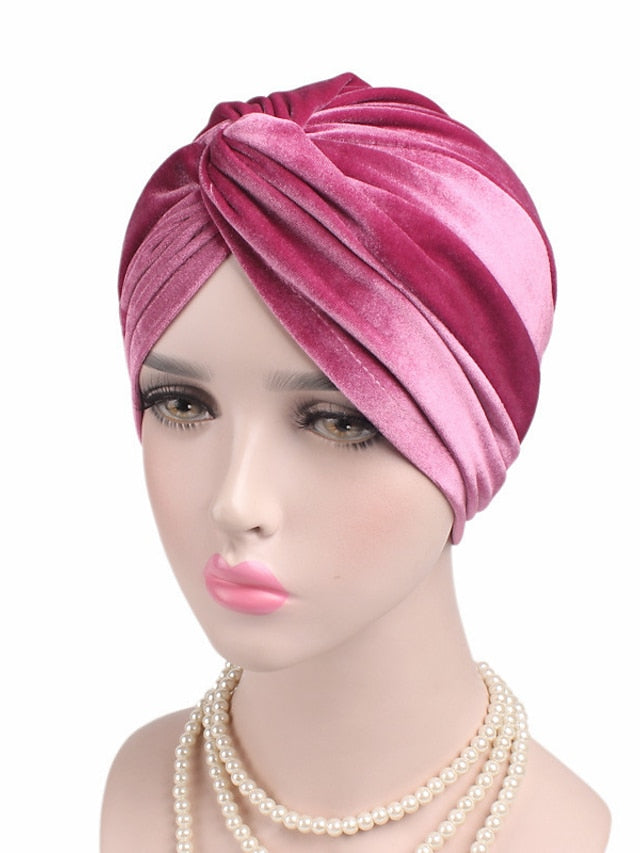 Muslim Hijab Bonnet Outdoor Home Daily Solid / Plain Color Polyester Casual Casual / Daily 1 pcs for Women