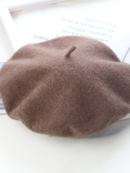 Hat Beret Hat Winter Hats Green Black Purple Outdoor Street Dailywear Knit Pure Color Comfort Warm Breathable for Women