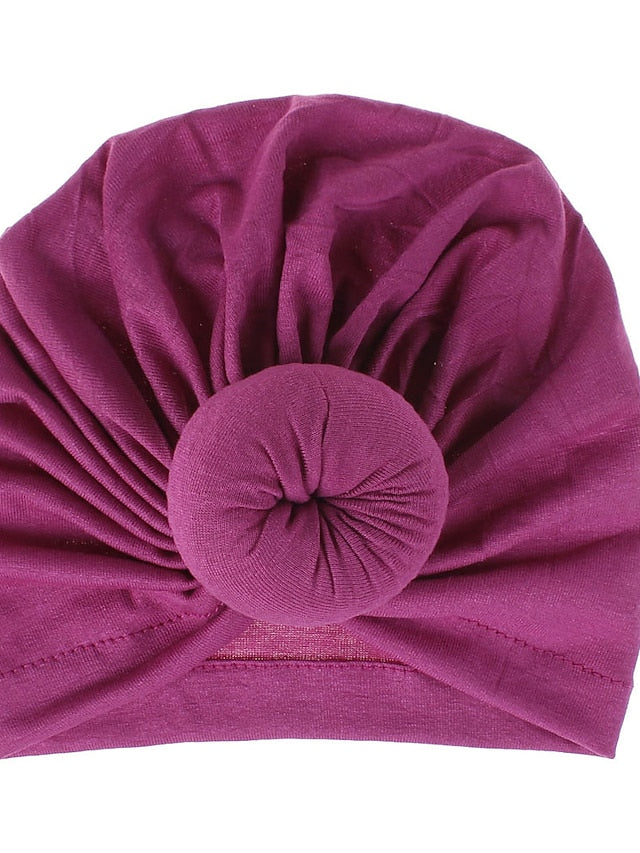 Kid's Fascinators Muslim Hijab Outdoor Home Daily Solid / Plain Color Polyester Cloth Casual Boho Casual / Daily 1 pcs for Women