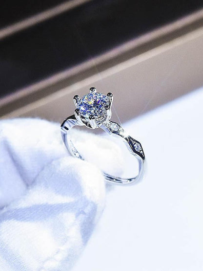 Wedding Ring For Anniversary Party Evening Gift Imitation Diamond Alloy Classic for Women