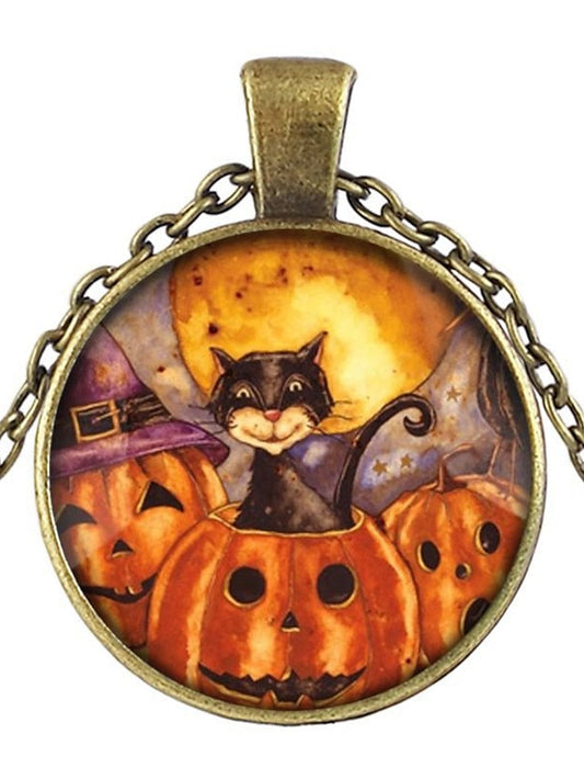 necklace Chic & Modern Halloween Cat Necklaces for Women