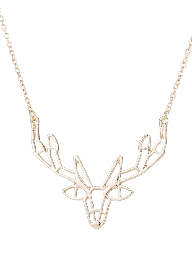 necklace Chic & Modern Party Deer Necklaces / Gold / Silver / Fall / Winter / Spring for Women