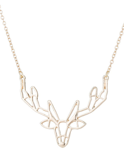 necklace Chic & Modern Party Deer Necklaces / Gold / Silver / Fall / Winter / Spring for Women