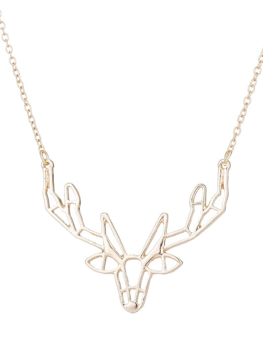 necklace Chic & Modern Party Deer Necklaces / Gold / Silver / Fall / Winter / Spring for Women
