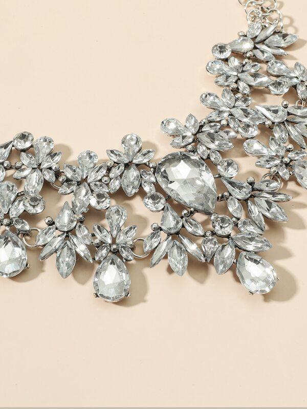 Water-drop Rhinestone Necklace for Women